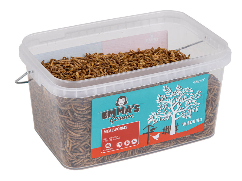 Emma's Garden Gedroogde Meelwormen 750 gr - 5L - 423035