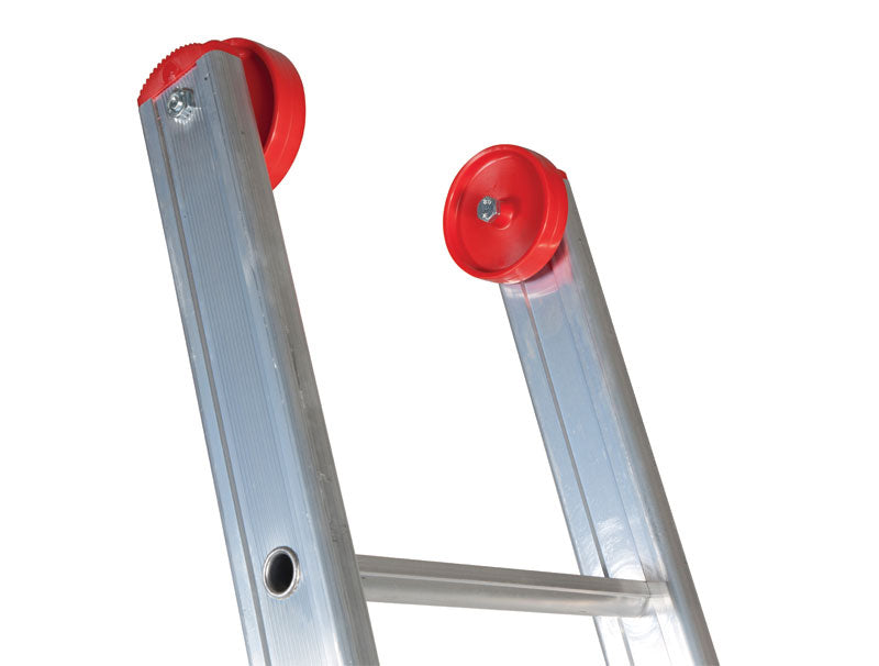 Escalo Industriële Driedelige schuifladder 3x12 - Werkhoogte 8.25m - LG3X12S