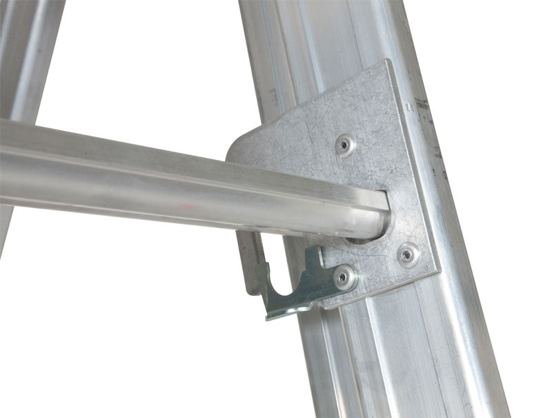 Escalo Industriële Tweedelige schuifladder 2x14 - Werkhoogte 7.25m - LG2X14