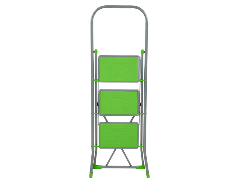 Escalo Keukentrap met hoge beugel Color Step groen 3 treden - L423HV