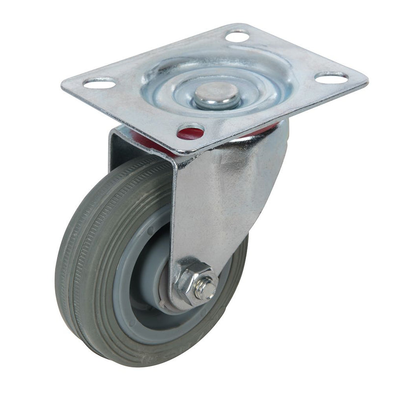 Fixman Zwenkwiel Rubber - 75 mm - 50 kg - 234808