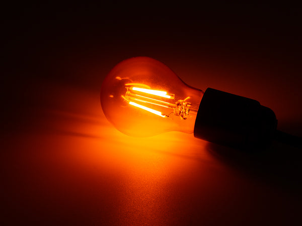 HQ Power Gekleurde Led-gloeilampen - A60 - Gekleurd glas - 4 st - E27 - HQPL22031