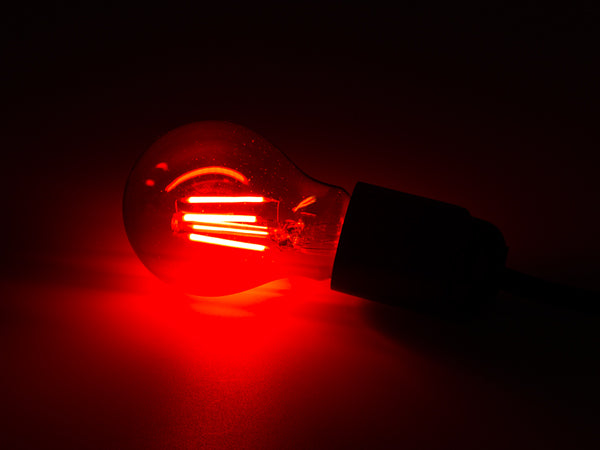HQ Power Gekleurde Led-gloeilampen - A60 - Gekleurd glas - 4 st - E27 - HQPL22031