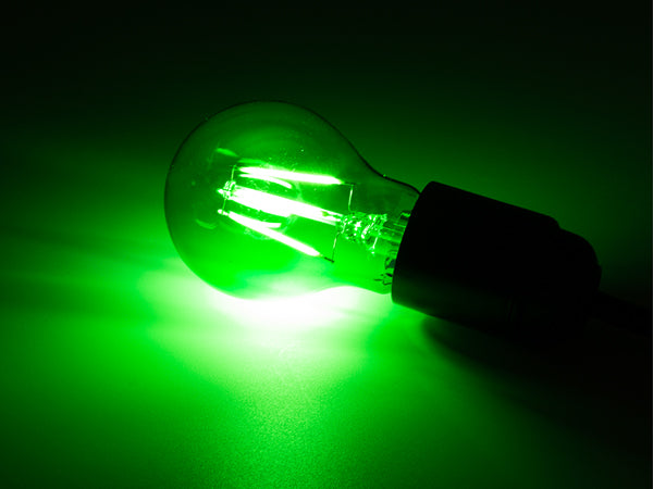 HQ Power Gekleurde Led-gloeilampen - A60 - Gekleurd glas - 4 st - E27 - HQPL22031
