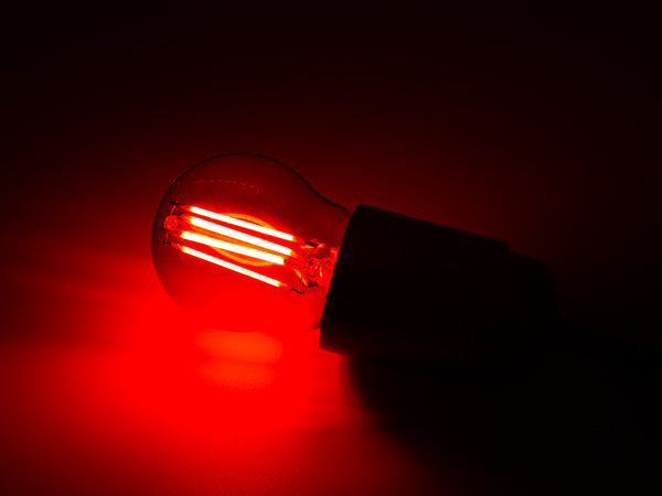 HQ Power Gekleurde Led-gloeilampen - G45 - Gekleurd glas - 4 st - E27 - HQPL22033