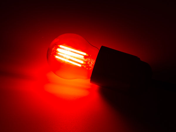 HQ Power Gekleurde Led-gloeilampen - G45 - Helder glas - 4 st - E27 - HQPL22032