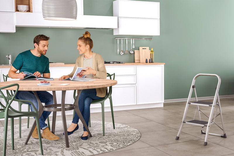 Hailo Aluminium trapladder K70 StandardLine 2 treden - 4392-801