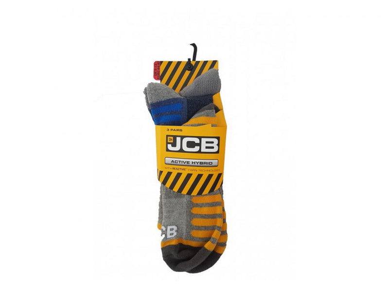 JCB Vochtafwerende zomersokken maat 44-47 - 3 paar - JCBX081