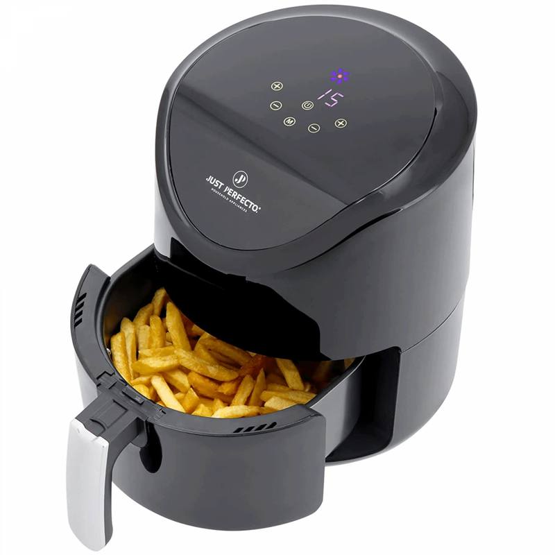 Just Perfecto Airfryer heteluchtfriteuse met Touchscreen & LED Display 1200 W - 3.5L - JL-13