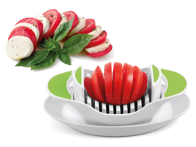 Karl Weis Tomaten- Mozarellasnijder wit-groen