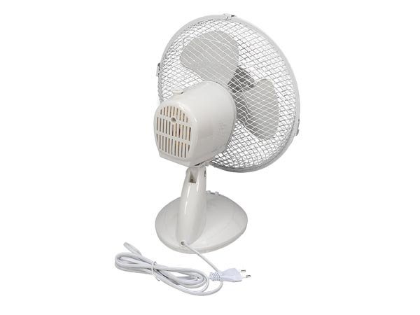 Perel Tafelventilator - ABS - Ø 23 cm - WIT - CFAN0325N