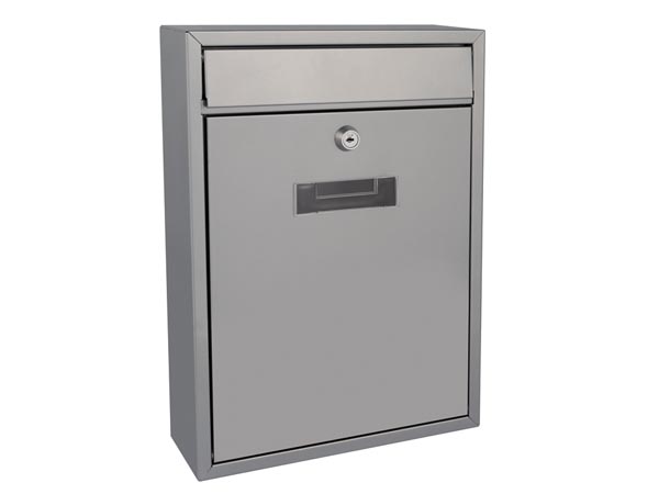Perel Brievenbus Ibiza zilvergrijs - BG40003