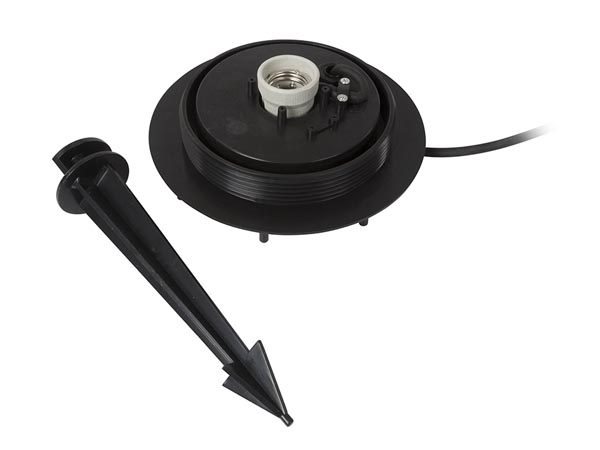 Perel Lichtbol voor tuin - kogellamp met grondpen Ø 45 cm - LAMPH11L