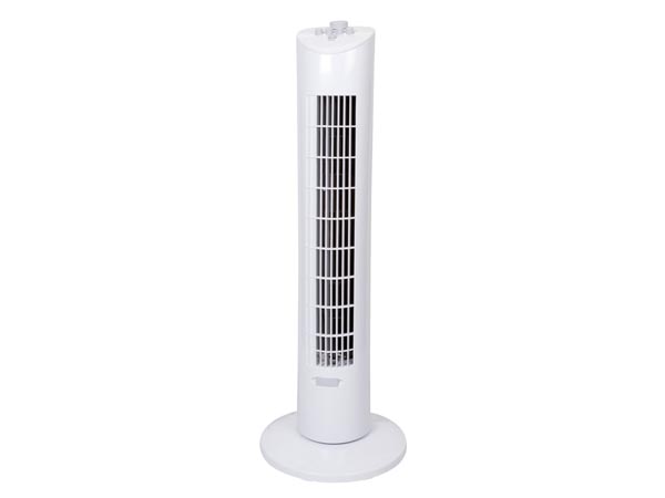 Perel Kolomventilator - ABS - 28 x 28 x 79 cm - WIT - CFANT01N