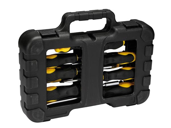 Toolland Schroevendraaier- bitset - inclusief opbergkoffer - 58-delig - HSET24