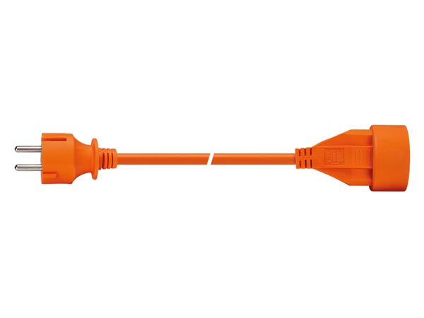 Perel Verlengkabel - verlengsnoer 40 m - 3G1.5 - oranje - Penaarde - EC40