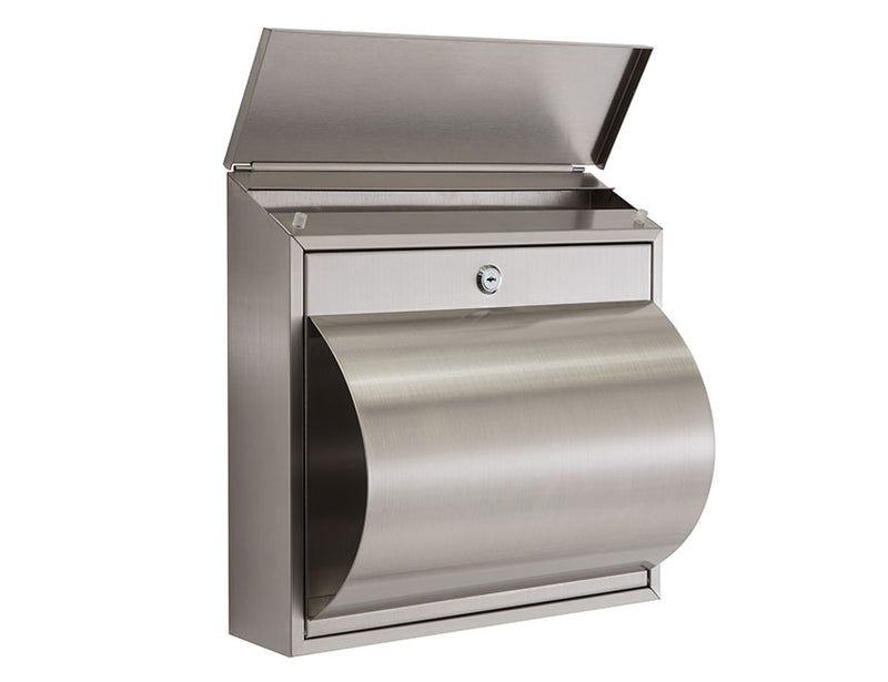 Practo Garden Brievenbus Boston inox - B501