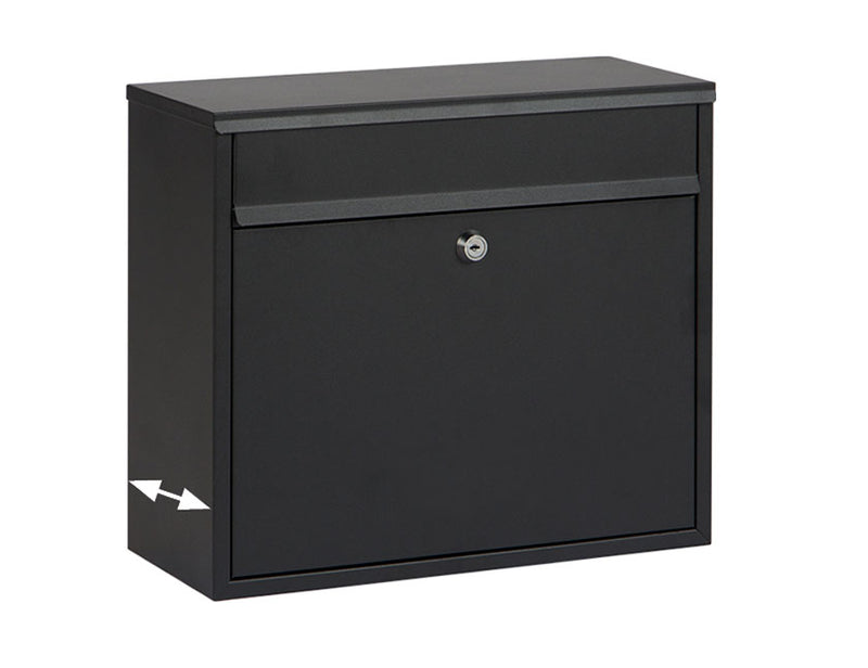 Practo Garden Brievenbus Calgary mat zwart - B415AN