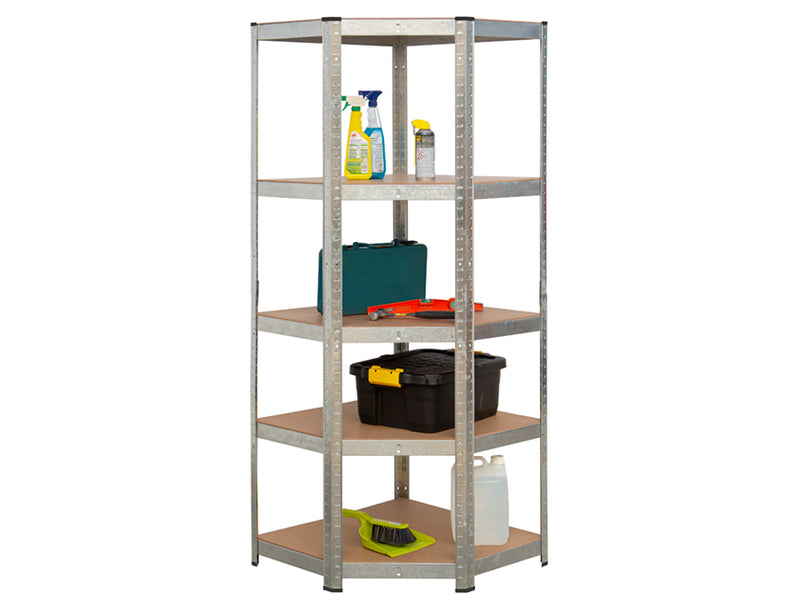 Practo Home Heavy Duty Opbergrek hoek hout/galva  - M841