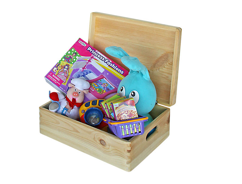 Practo Home Opbergbox met deksel hout 40 x 30 x 15 cm - H403