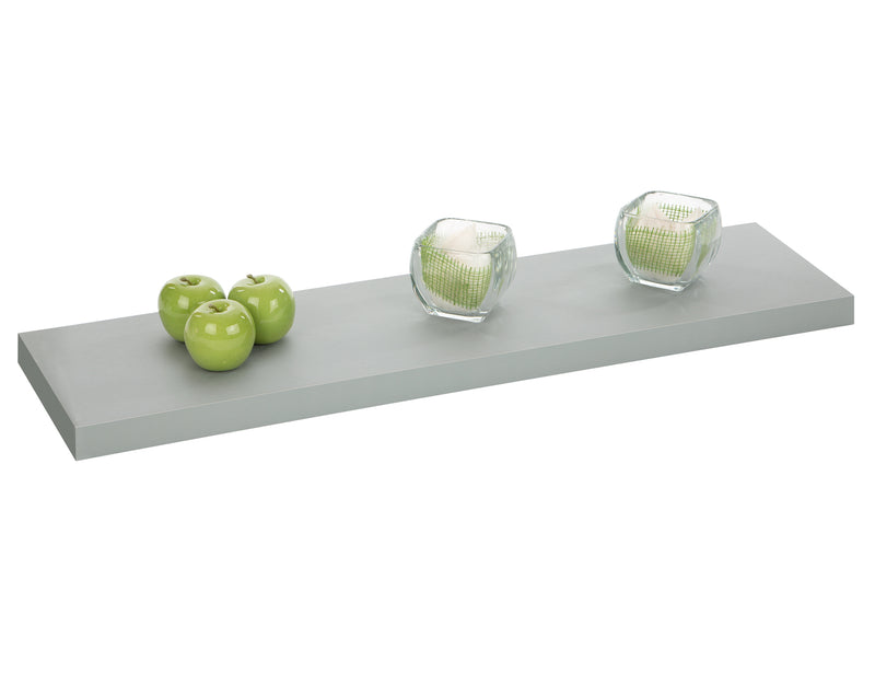 Practo Home Zwevende wandplank (wordt verkocht per 2 stuks)- wandtablet Aluminium 90cm - OW409AL