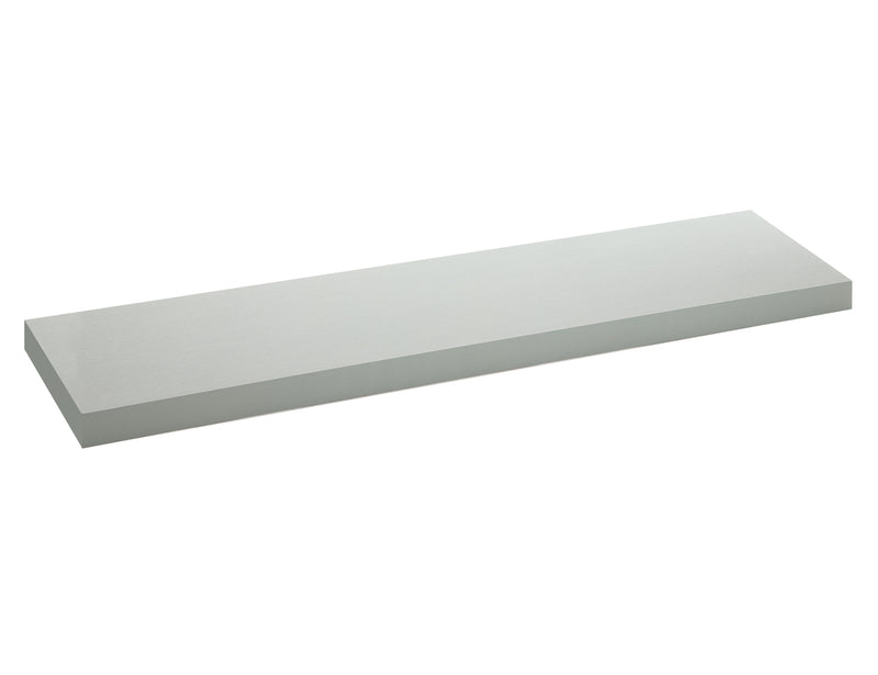 Practo Home Zwevende wandplank (wordt verkocht per 2 stuks)- wandtablet Aluminium 90cm - OW409AL