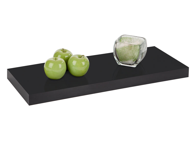 Practo Home Zwevende wandplank (wordt verkocht per 2 stuks) - wandtablet Zwart 60cm - OW406NO