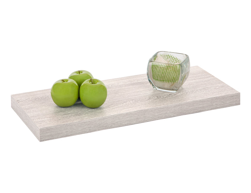 Practo Home Zwevende wandplank (wordt verkocht per 2 stuks) - wandtablet grijze eik 60cm - OW406CG