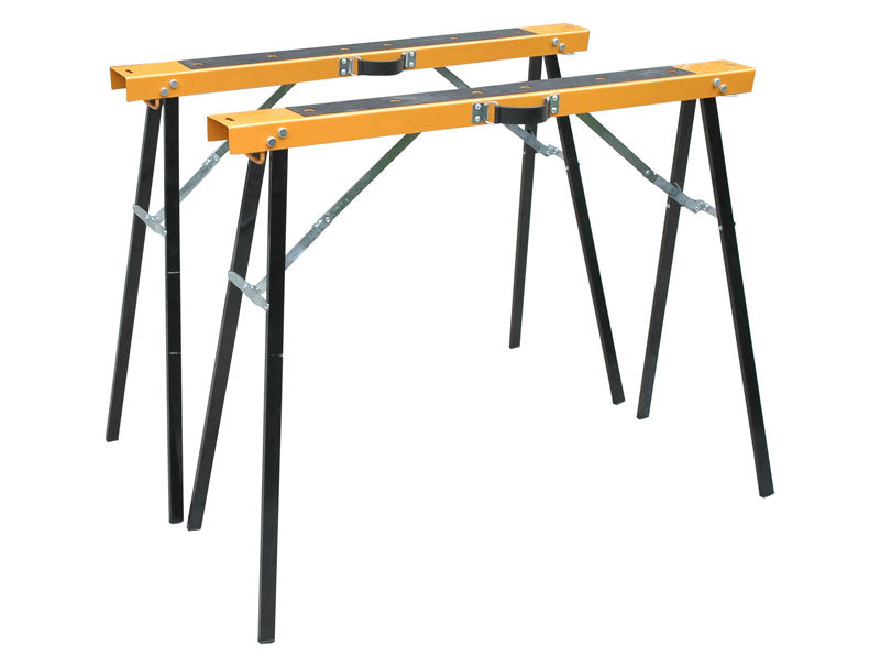 Practo Tools Set Van 2 Metalen Schragen Inklapbaar - E412