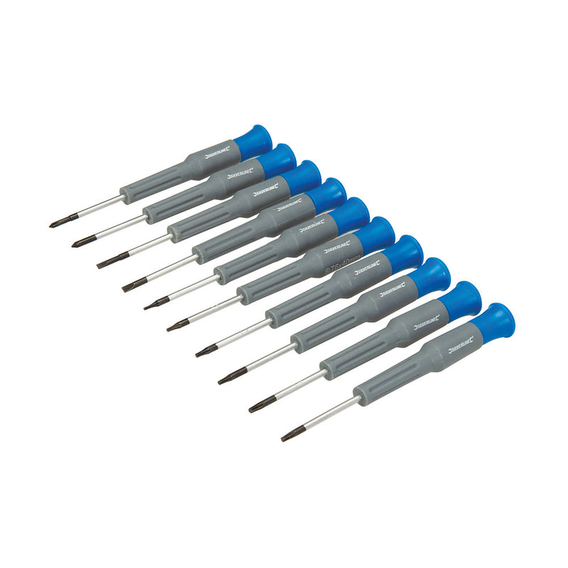 Silverline 18 delige soft-grip schroevendraaier set - 633940
