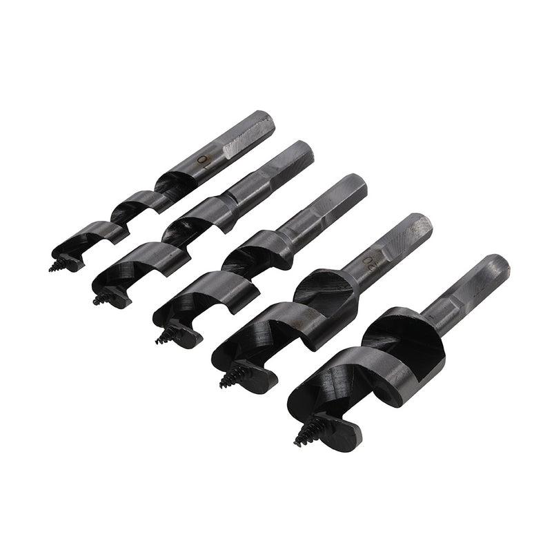 Silverline 5-delige korte slangenboorset 10 - 25 mm - 633685