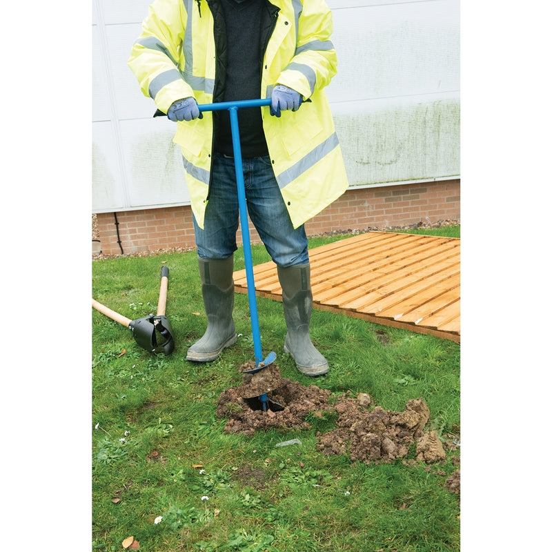 Silverline Grondboor manueel 127 mm - 868696