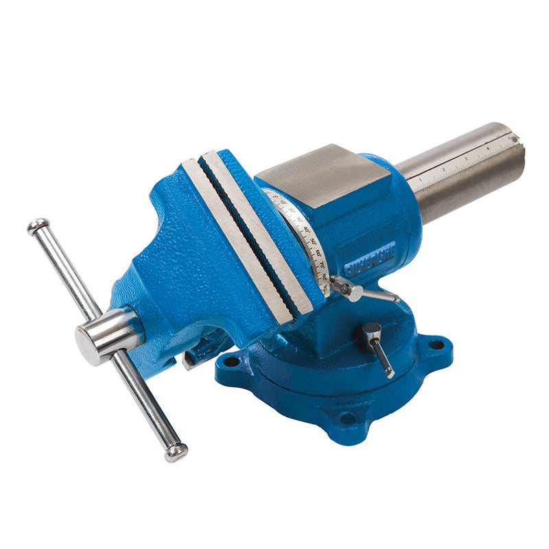 Silverline Multifunctionele bankschroef - 125 mm 360° x 360° - 979965