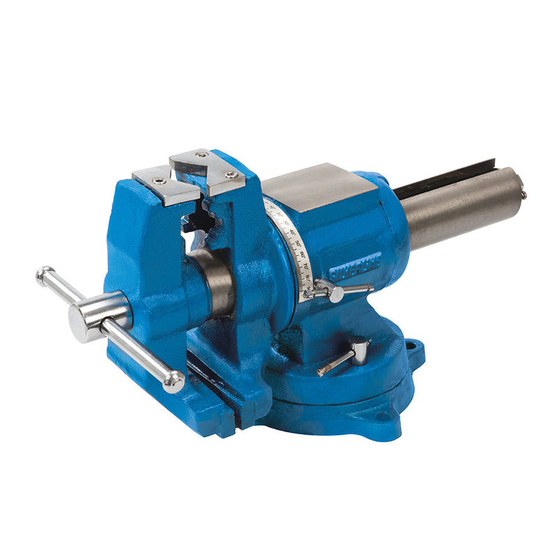 Silverline Multifunctionele bankschroef - 125 mm 360° x 360° - 979965