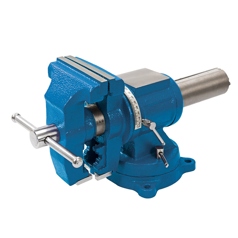 Silverline Multifunctionele bankschroef - 125 mm 360° x 360° - 979965
