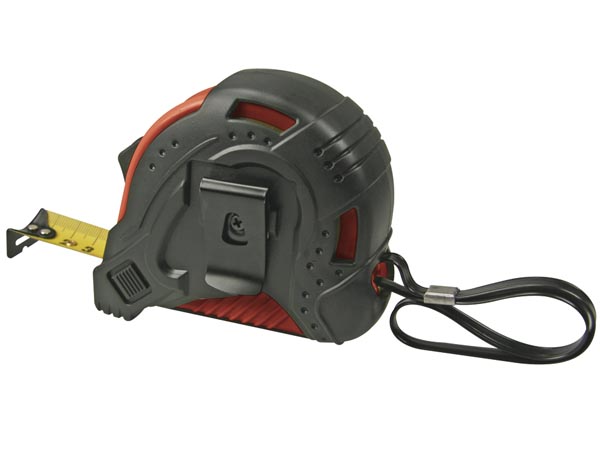 Perel Rolbandmaat met rubberen behuizing - rolmeter 8 m - HRUT8PRO