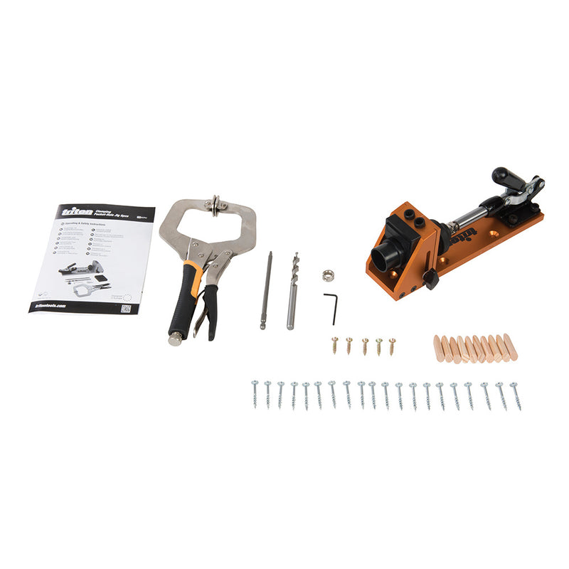 Triton 8-delige blinde-gatenmal / Pocket boormal met klem - TW8CPHJ - 301392