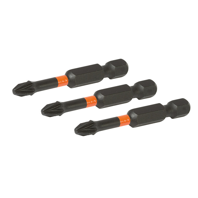 Triton Kruiskop impact schroefbit PH2 - 50 mm - 3 stuks - 577100