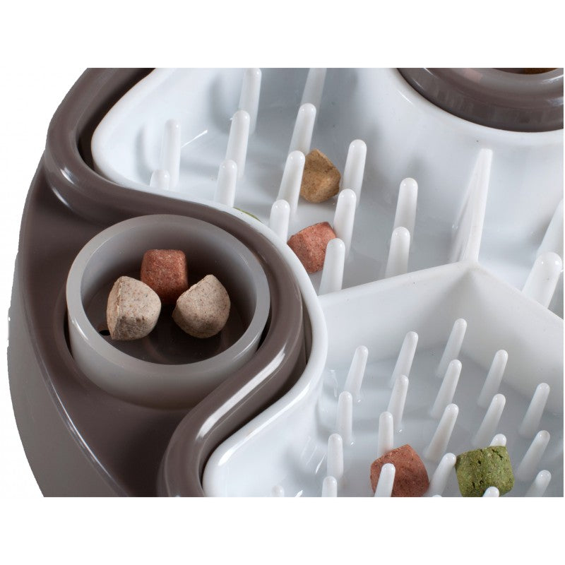 Vadigran Educatieve eetpot Brain bruin anti schrok 24 cm - 14082