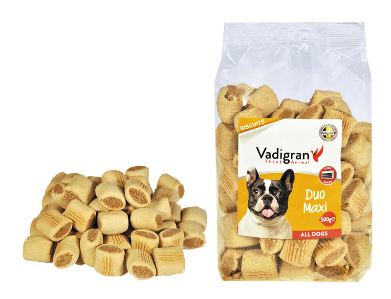 Vadigran Snack hond Biscuits Duo Maxi 500g - 13384