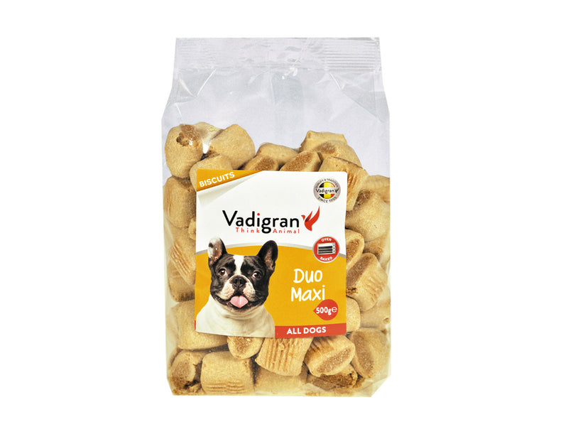 Vadigran Snack hond Biscuits Duo Maxi 500g - 13384