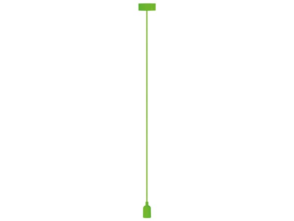 Vellight Design lamphouder met textielkabel - groen - LAMPH01GR