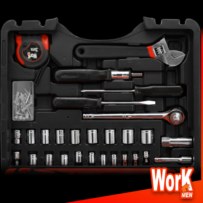 Work Men Gereedschapskoffer 149-delig - 90JJ146