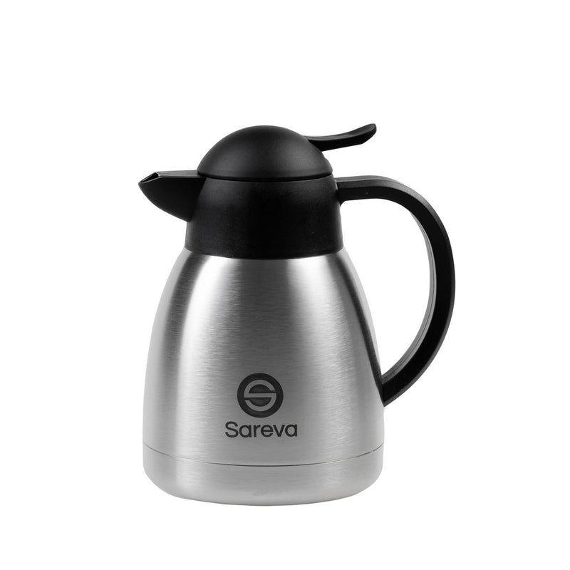 Sareva Thermoskan RVS Zwart 1 Liter - 137499