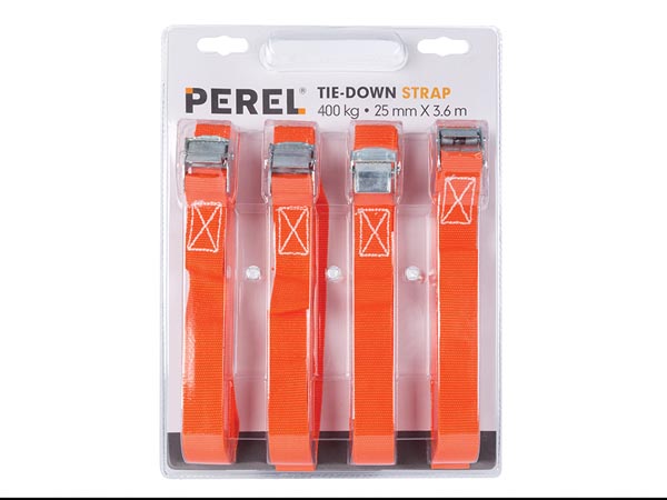 Perel  Spanband 200 kg - 3.6 m x 25 mm - 4 st. - ARAT9-4