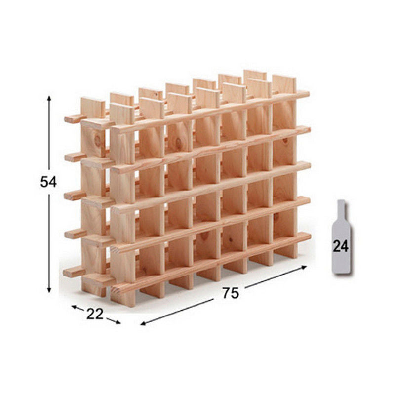 Astigarraga Wijnrek Rioja 24 flessen uitbreidbaar - 54 x 75 x 22 cm - RI2400.99