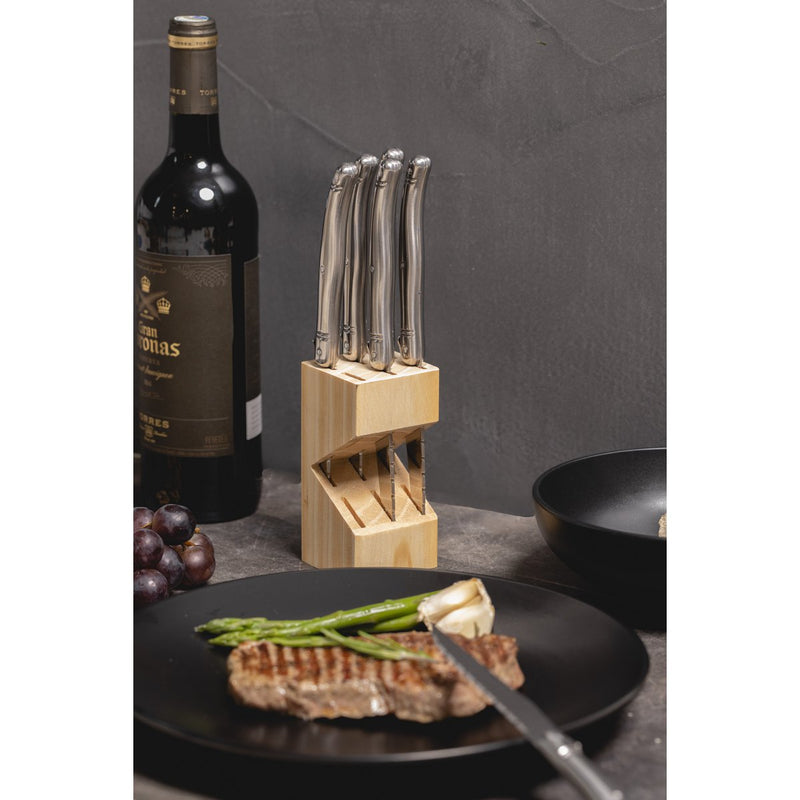 Sareva Steakmessenset Laguiole - RVS - 6 Stuks - 68357