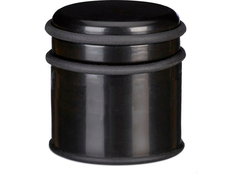 Diggers Home Deurstop inox zwart 90 x 75 mm - 1 kg - DIG078