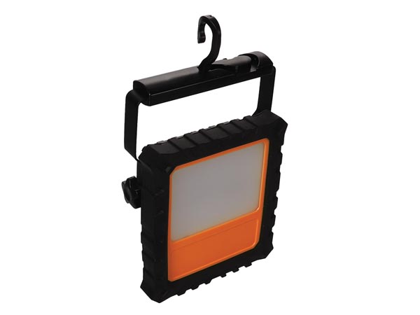 Perel Draagbare Herlaadbare LED-Werklamp - 10 W - 700 lm - met dimfunctie - EWL431NW-R