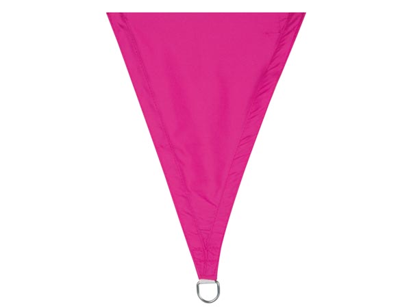 Perel Zonnezeil schaduwzeil - Driehoek - 5 x 5 x 5 m - Kleur: Fuchsia - GSS3500FU